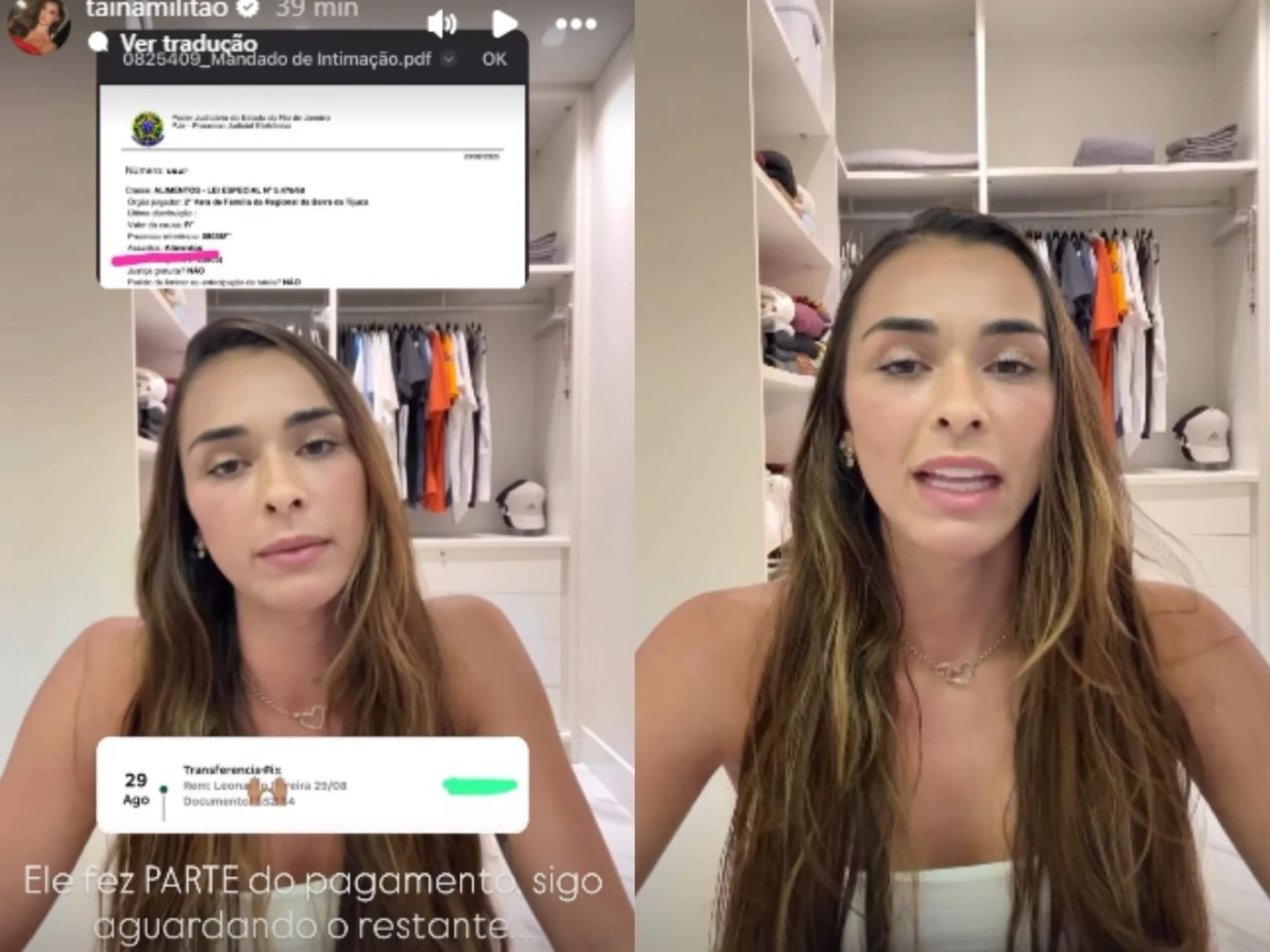 ESCÂNDALO: TAINÁ MILITÃO EXPÕE LÉO PEREIRA DURANTE A GRAVIDEZ