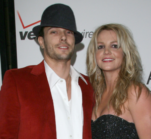 Foto de Kevin Federline e Britney Spears quando ainda estavam juntos