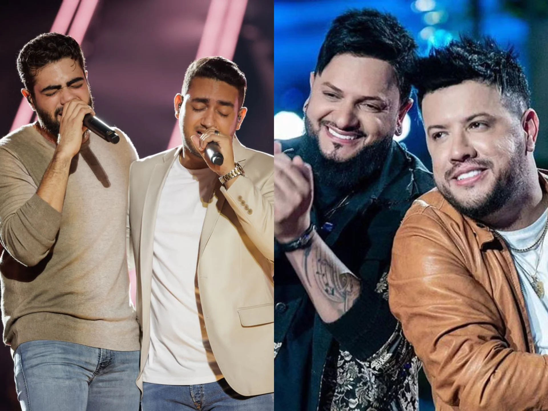 Foto de Henrique & Juliano e Diego & Victor Hugo