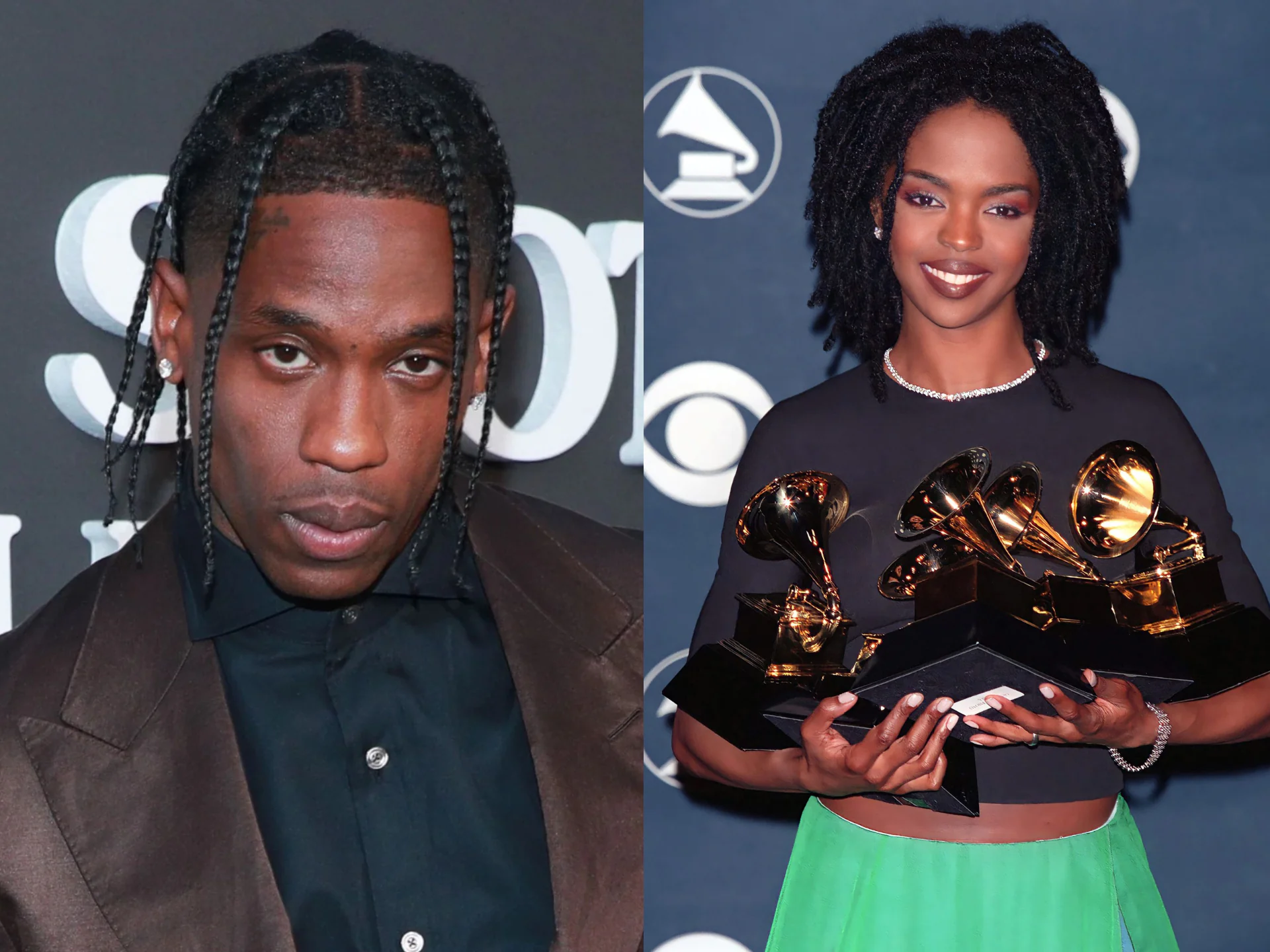 Foto de Travis Scott e Lauryn Hill