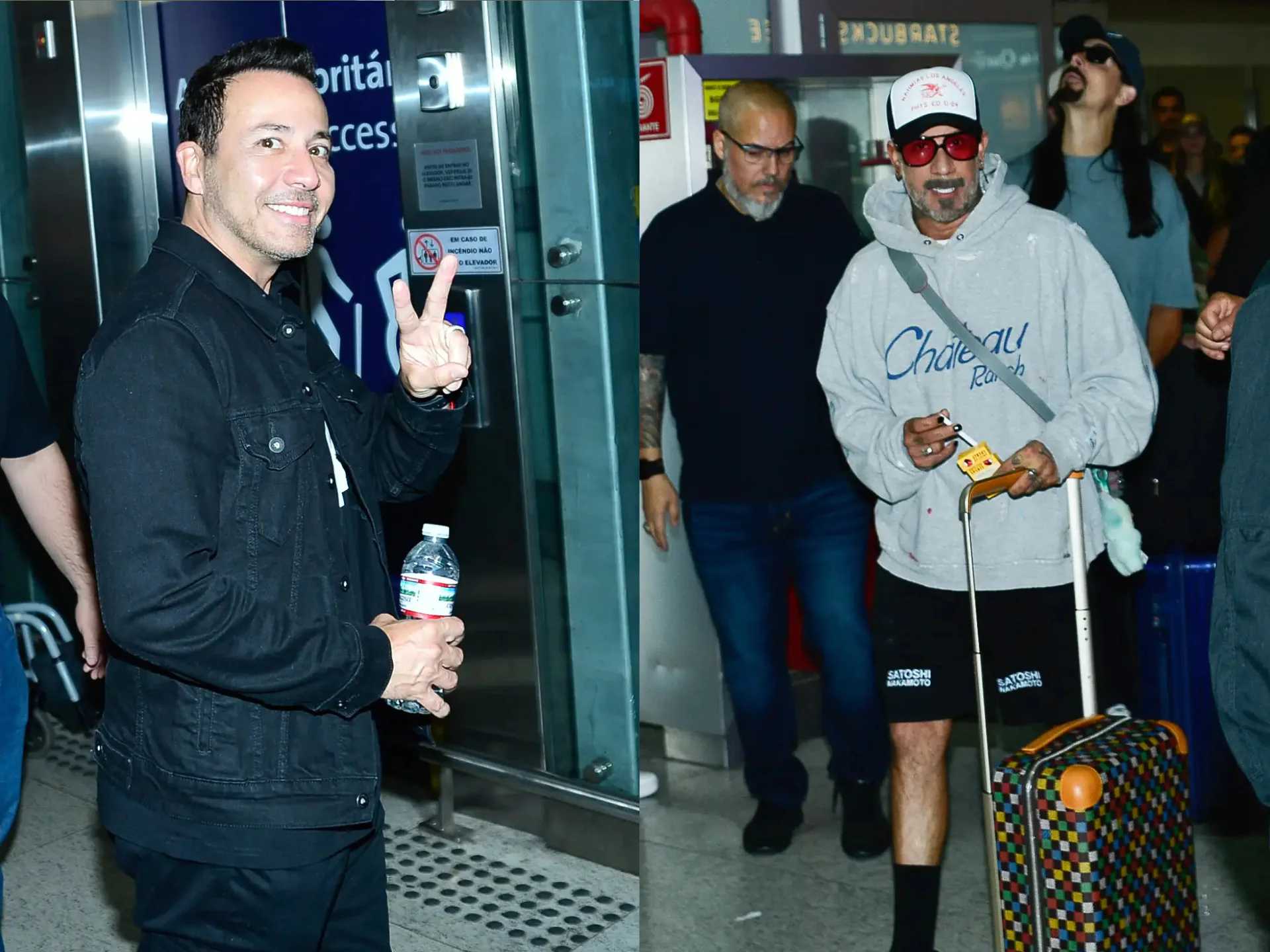 FÃS EM ÊXTASE COM A CHEGADA DOS BACKSTREET BOYS AO PAÍS