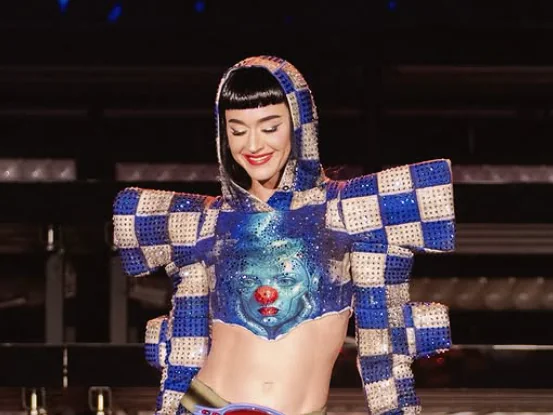 Foto de Katy Perry no show no Chile