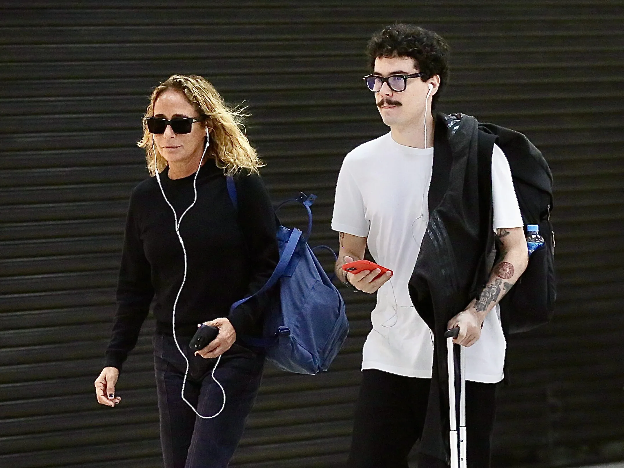 Foto de Andréa Beltrão no Aeroporto Santos Dumont (Fotos: Priscila Silva / AgNews)