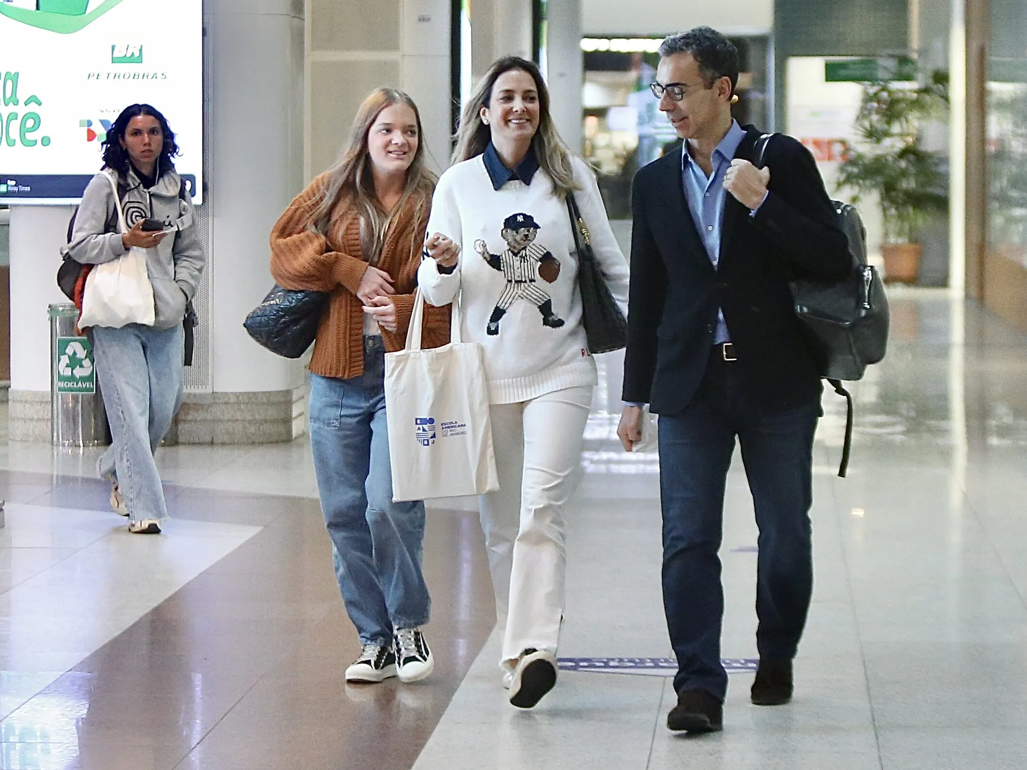 Foto de César Tralli, Ticiane Pinheiro e Rafa Justus (Fotos : Priscila Silva / AgNews)