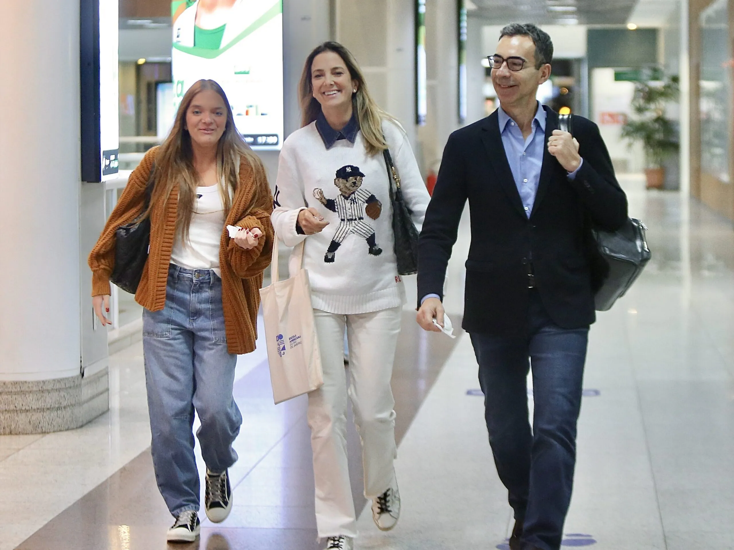 Foto de César Tralli, Ticiane Pinheiro e Rafa Justus (Fotos : Priscila Silva / AgNews)