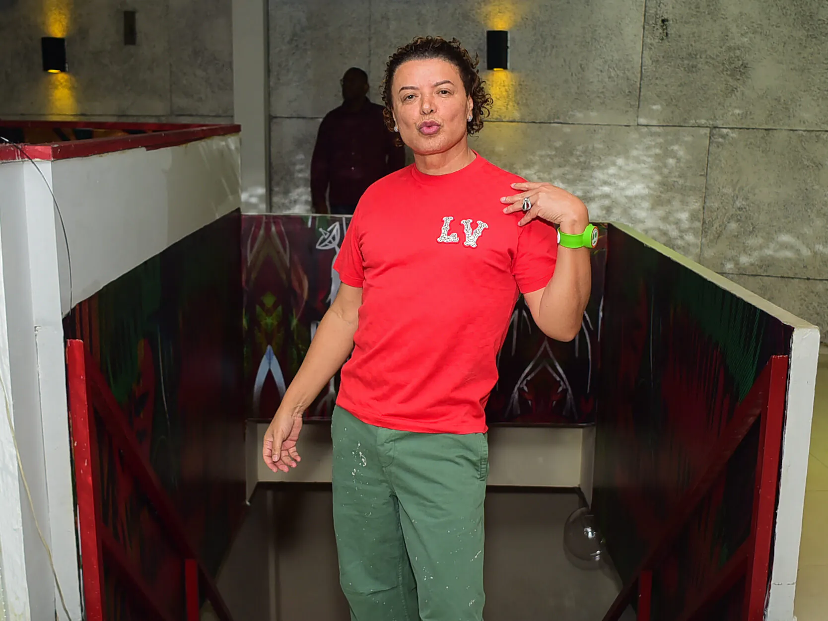 Foto de David Brazil na Grande Rio (Fotos: Webert Belicio / Agnews)