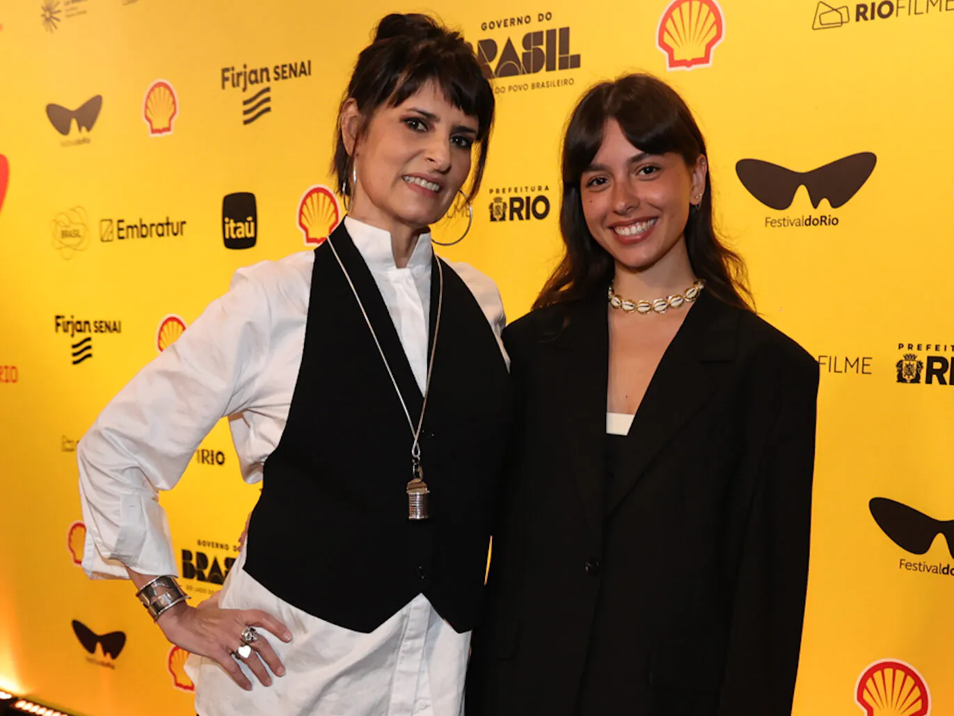 Foto de Fernanda Abreu e Alice Abreu (Foto: Anderson Bordê AgNews)
