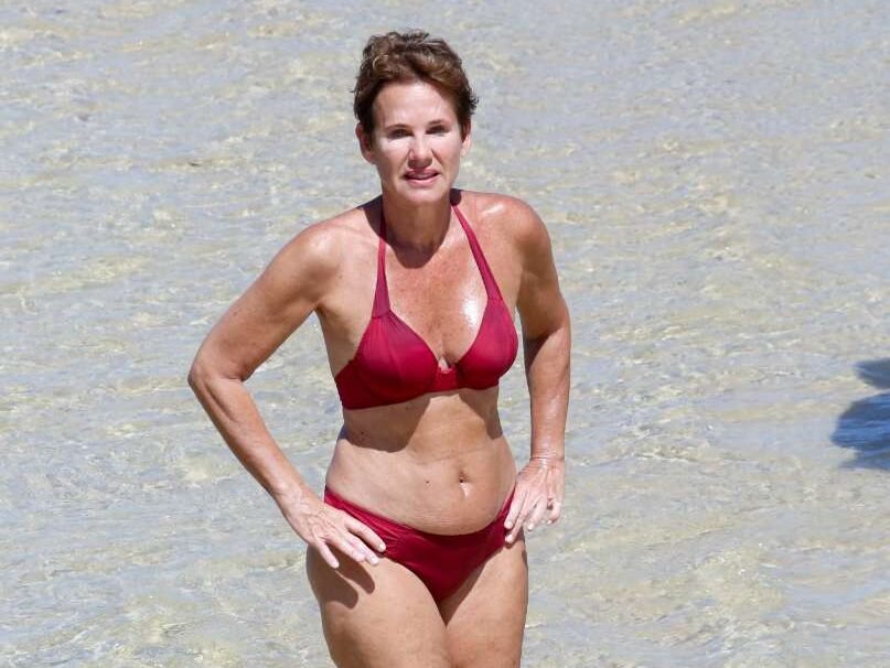 Foto de Andrea Veiga na Praia de Ipanema (Fotos: JC PEREIRA/ AGNEWS)